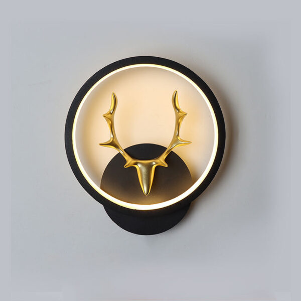 Art Deer Antler Wall Lamp Nordic Remote Control Dimmable Wall Lights - Image 5