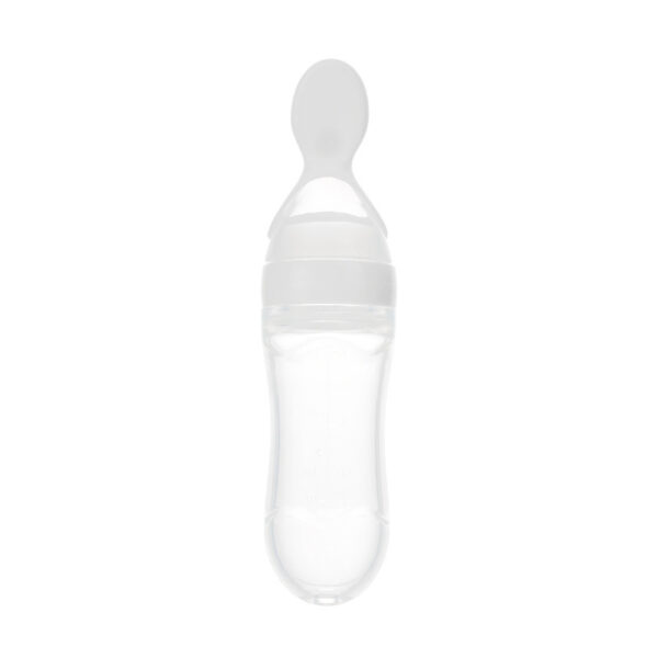 Safe Newborn Baby Feeding Bottle Toddler Silicone Squeeze Feeding Spoon Milk Bottle Baby Training Feeder Food Supplement - Image 4