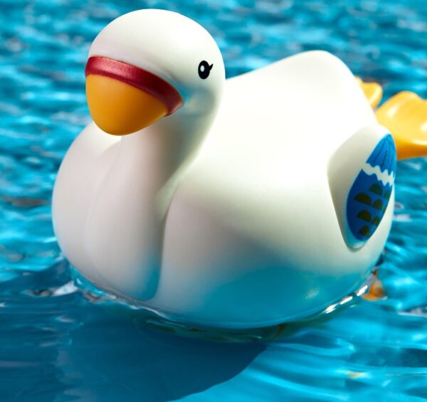 Baby Bath Toys Cute Cartoon Goose Dolphin Swimming Wind-up Clockwork Infant Children Water Toys Gifts Kids Showering Toys - Image 6