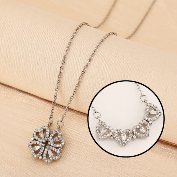 Variety Four-leaf Clover Non-fading Light Luxury Titanium Steel Necklace - Image 5