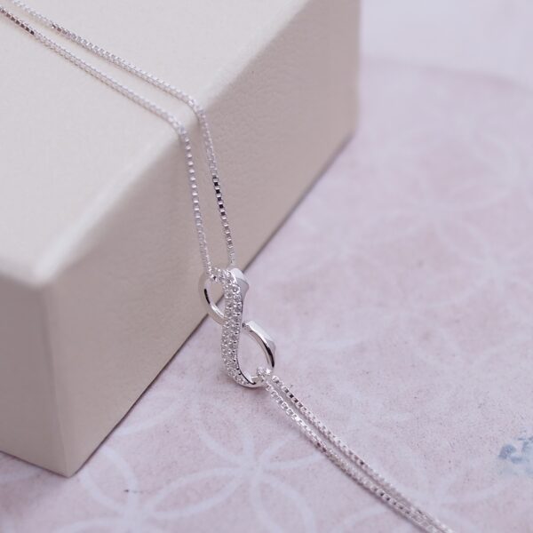 Infinite Silver Lucky Bracelet - Image 4