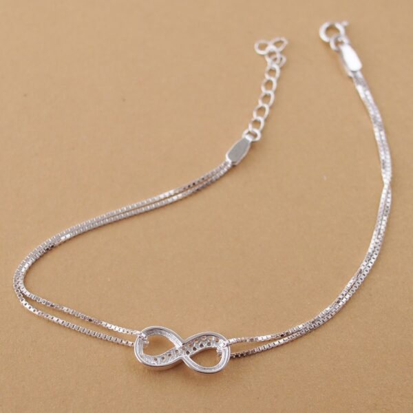 Infinite Silver Lucky Bracelet - Image 3