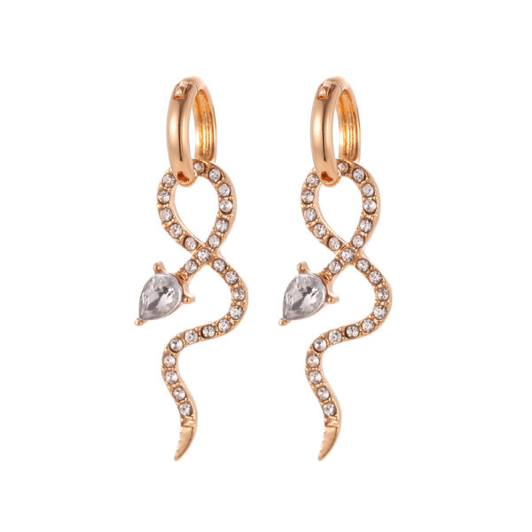 European And American Style Snake Earrings - Image 2