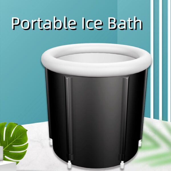 Portable Ice Baths Inflatable Air Ring PVC Bath Bath Household Bath Tub Holder Foldable Bath Tub For Recovery Therapy Outdoor - Image 9