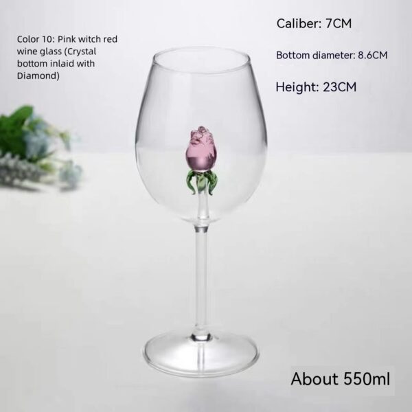 Rose Champagne Glass Simple Fashion Glass - Image 9