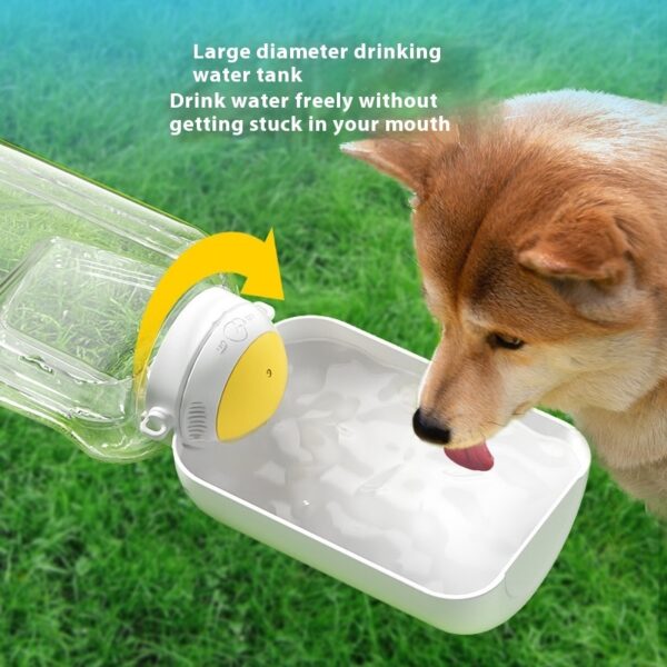 2 In 1 Dog Large Capacity Pets Out Drinking Pot Cat Water Dispenser Portable Water Cup Water And Food Integrated Bowl Pet Products - Image 5