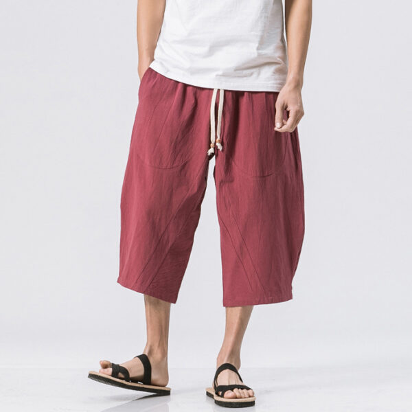 Chinese Style Cotton And Harem Pants - Image 7