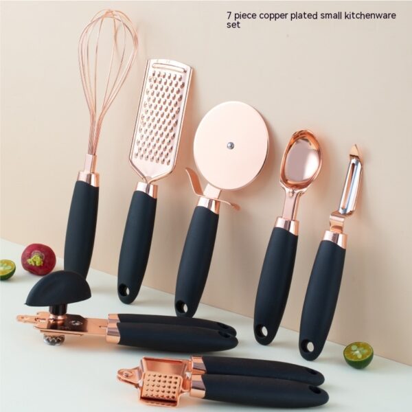 Kitchen Household Peeler Gadget Copper Plating Set - Image 5