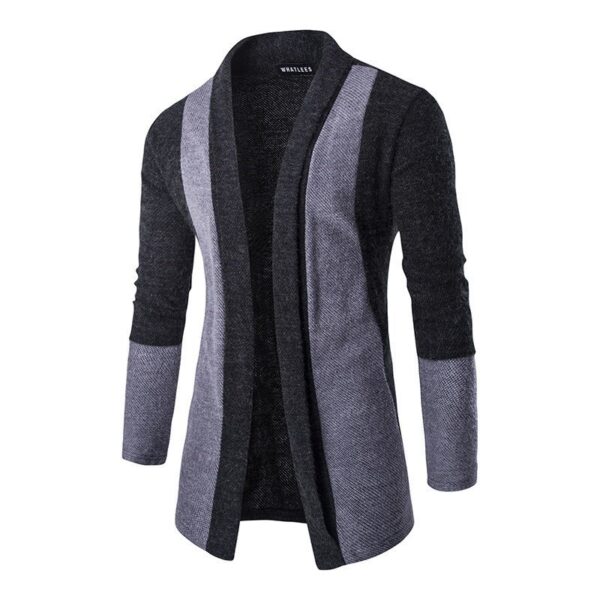 Cardigan Sweater Mens Casual Coat Knitwear Coat Men Clothing - Image 3