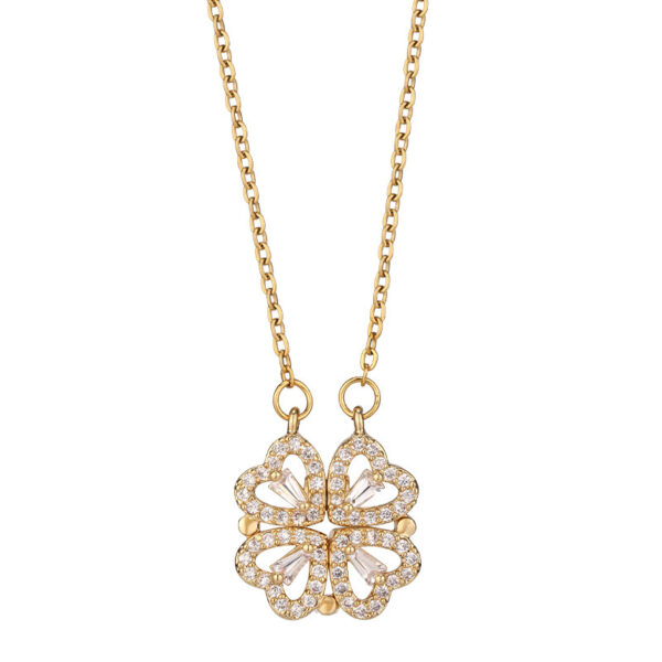 Variety Four-leaf Clover Non-fading Light Luxury Titanium Steel Necklace - Image 4