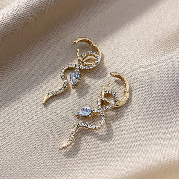 European And American Style Snake Earrings - Image 3