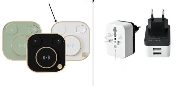 New Three-in-one Wireless Magnetic Charger 15W Fast Charging Desk Lamp Suitable - Image 5