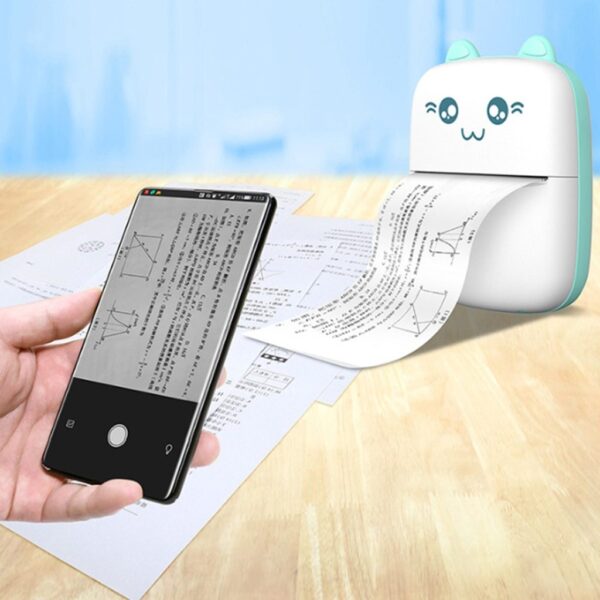 Mini Printer Portable Mini Bluetooth WiFi New Wrong Printer Mobile Phone Photo Title Note Hot Print Pocket Student Error Label Printer - Image 9