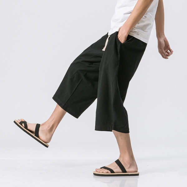 Chinese Style Cotton And Harem Pants - Image 3