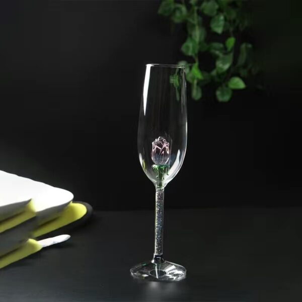 Rose Champagne Glass Simple Fashion Glass - Image 5