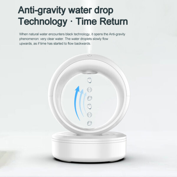 Anti-gravity Air Humidifier Mute Countercurrent Humidifier Levitating Water Drops Fogger Electric Humidifiers - Image 5