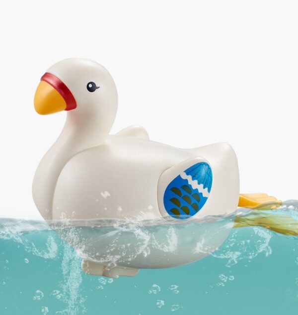 Baby Bath Toys Cute Cartoon Goose Dolphin Swimming Wind-up Clockwork Infant Children Water Toys Gifts Kids Showering Toys - Image 4