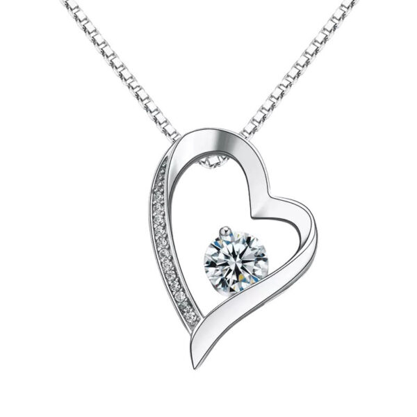 S925 Sterling Silver Pendant With Clover Diamond Necklace - Image 7